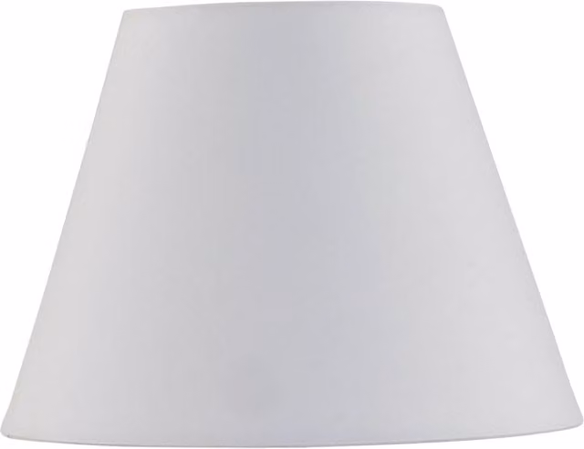 First Choice Lighting White Fabric Cone Lamp Shade, Diameter: 20 cm