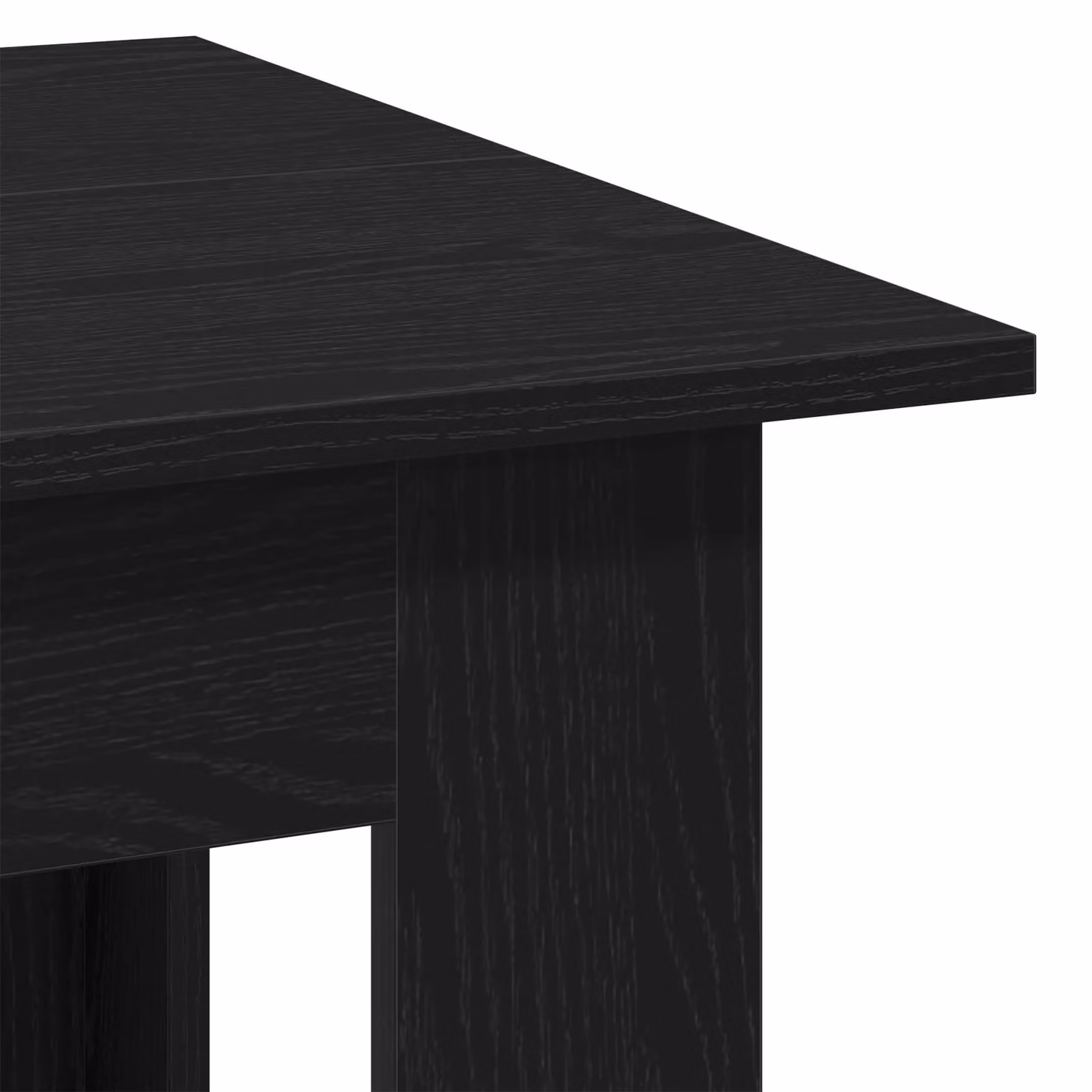 Berkfield Home Black Oak Coffee Table, W/D/H: 100 x 60 x 42 cm – 4