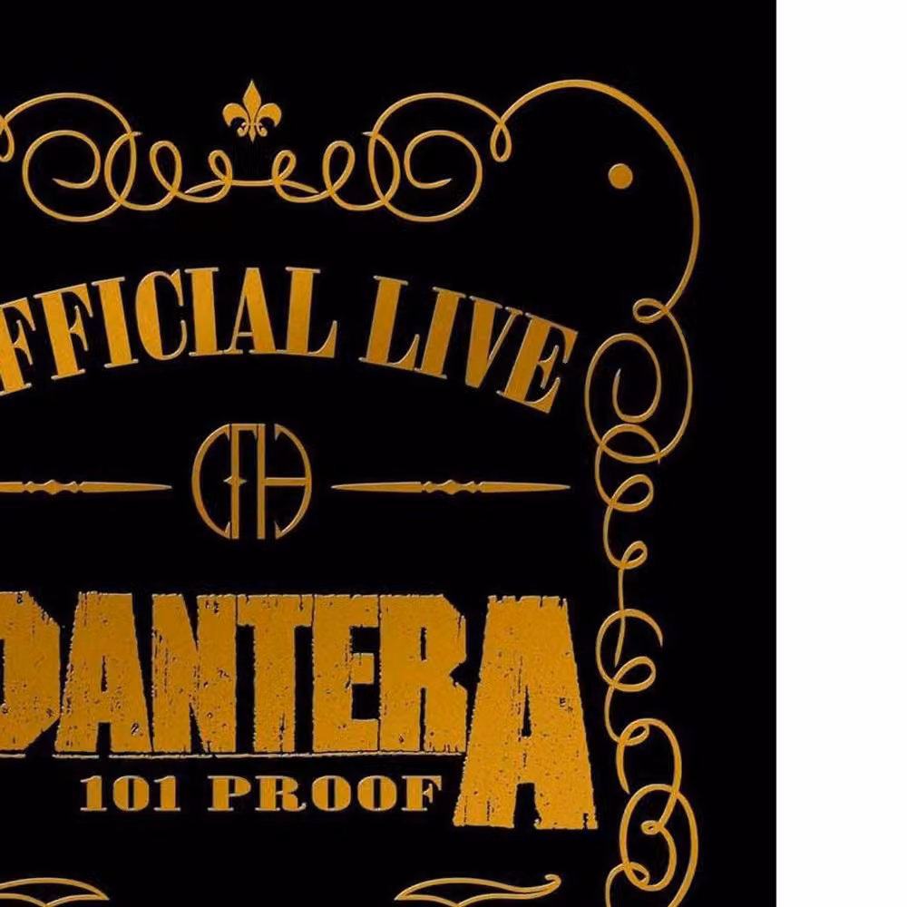 Pantera 101 Proof Multicolour Textile Poster with Vintage Typography and Graphic Design – 2