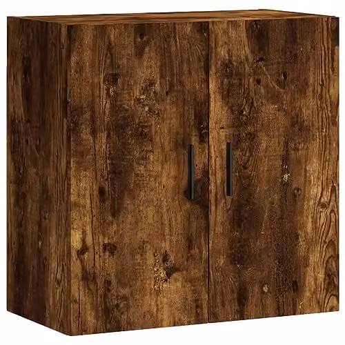 vidaXL Modern Wall Cabinet in Brown, W/D/H: 60 x 31 x 60 cm