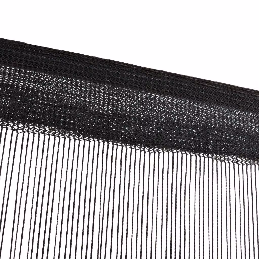 Berkfield Home Black Striped String Curtains, 2 Pack, W: 100 cm, H: 250 cm – 3