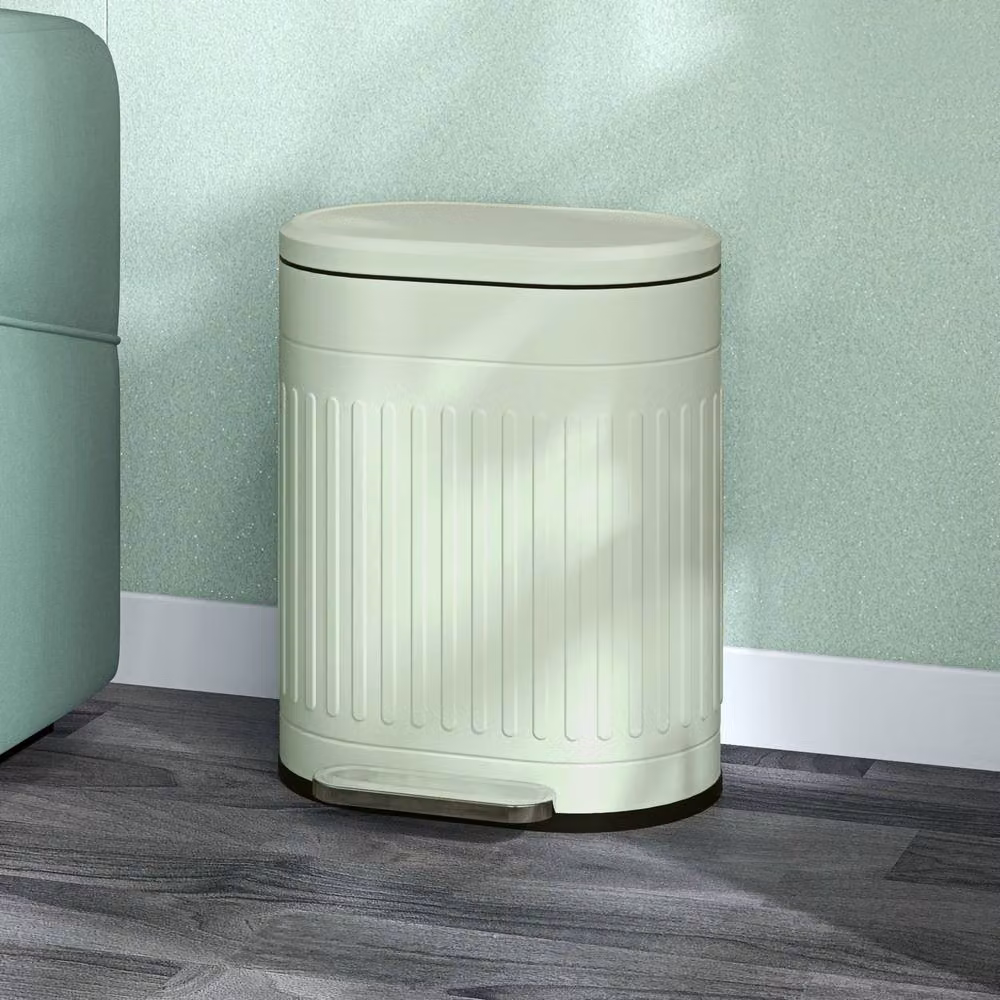 STILVORA 20L Kitchen Pedal Bin with Soft-Close Lid and Removable Inner Bucket in Green – 2