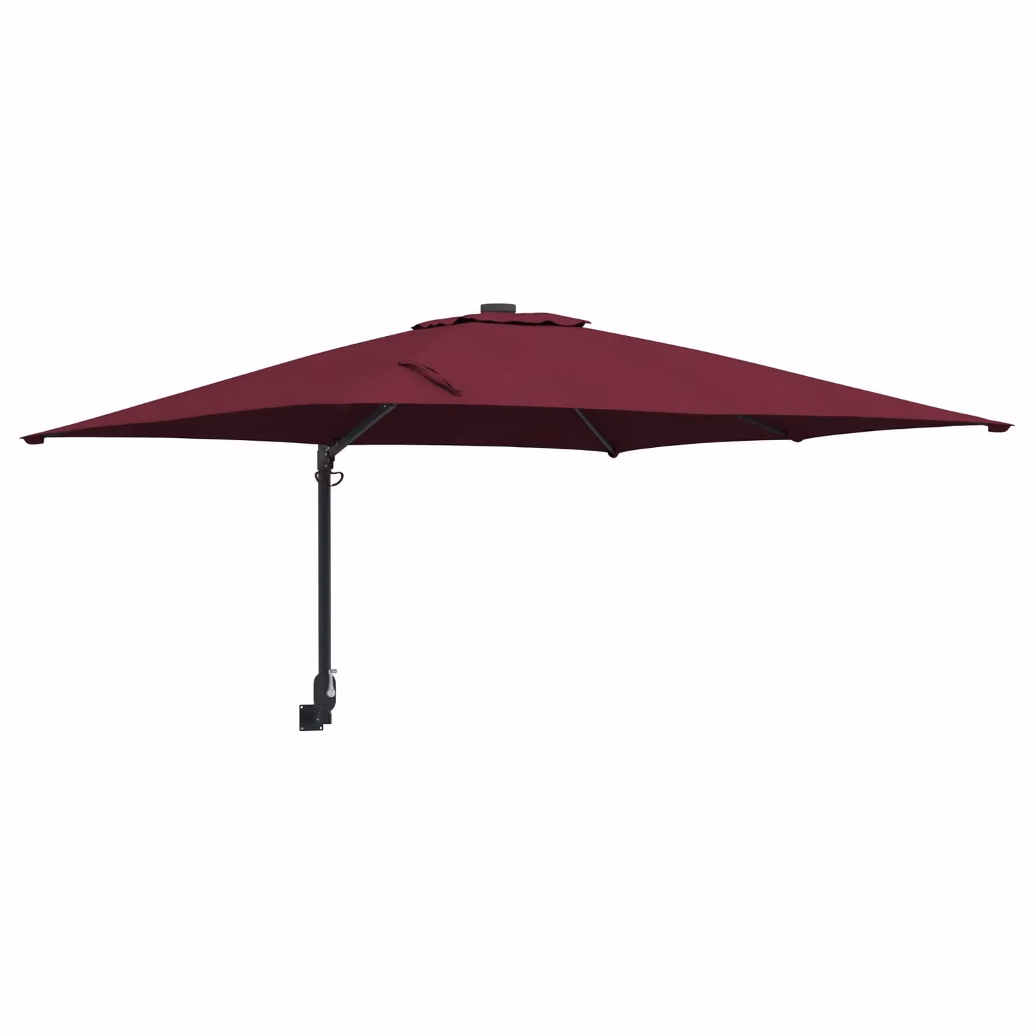 Berkfield Home Collapsible Patio Umbrella in Red Polyester Fabric – 2