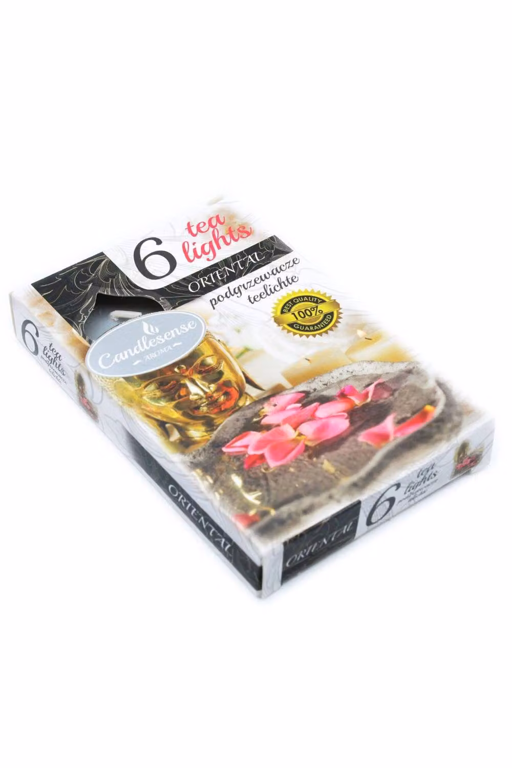 KDMD Set of 6 Oriental Scented Tealights in White – 2