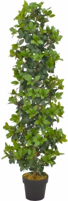 Berkfield Home Artificial Laurel Tree with Pot, Green, Height: 150 cm
