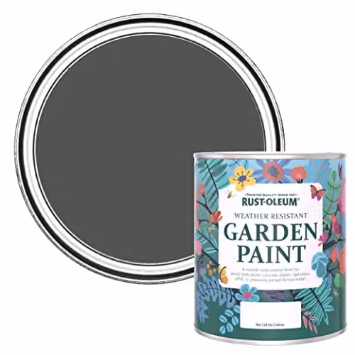 Rust-Oleum Chalky Garden Furniture Paint in Grey Matt Finish, 0.75 l