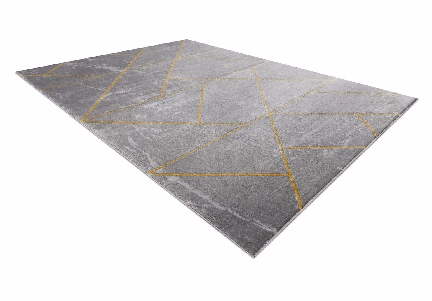 RugsX Emerald Grey Geometric Rectangular Rug W: 80 cm, L: 150 cm – 3