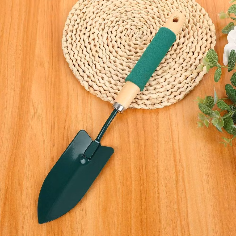 SPETLEK Green Garden Hand Trowel with Steel, Wood and Plastic Construction, 100g – 2