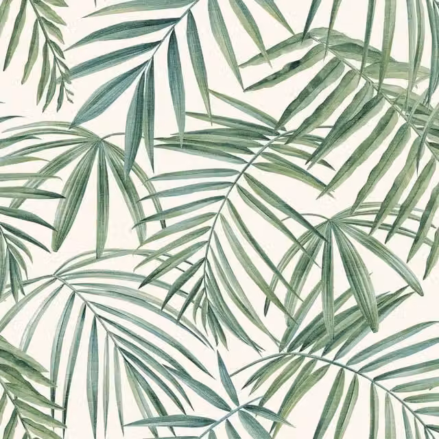 Arthouse Green Botanical Palm Leaf Floral Wallpaper Roll