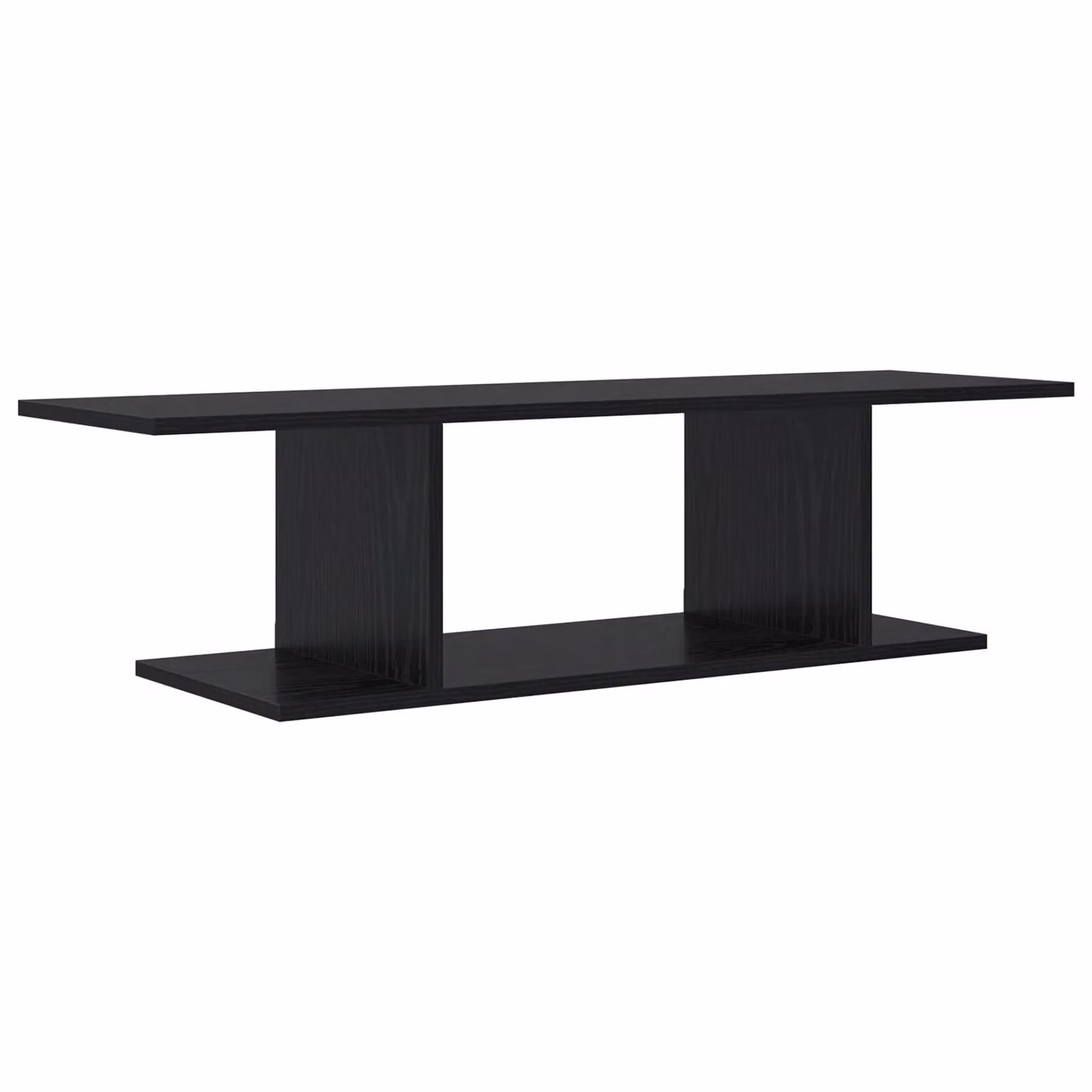 Berkfield Home Classic TV Cabinet with Shelf in Black, W/D/H: 103 x 30 x 26.5 cm – 2