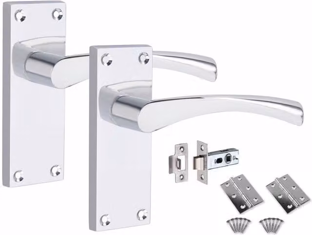 Golden Grace Chrome Internal Door Handle Set