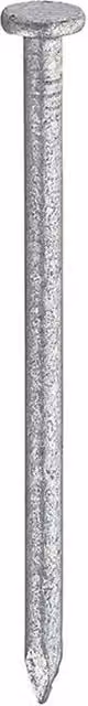 Unifix Galvanised Round Wire Nails, 40 x 2.36 mm, Silver, Box of 5