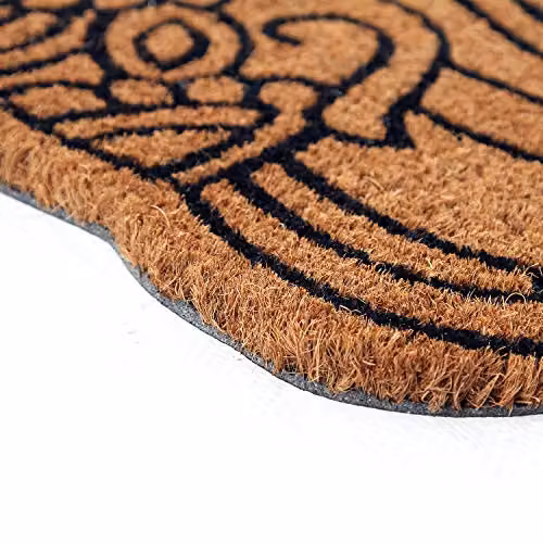 Coco&Coir Royal Jumbo Animal Theme Entrance Door Mat, Brown, W/D/H: 120 x 40 x 1.5 cm – 4