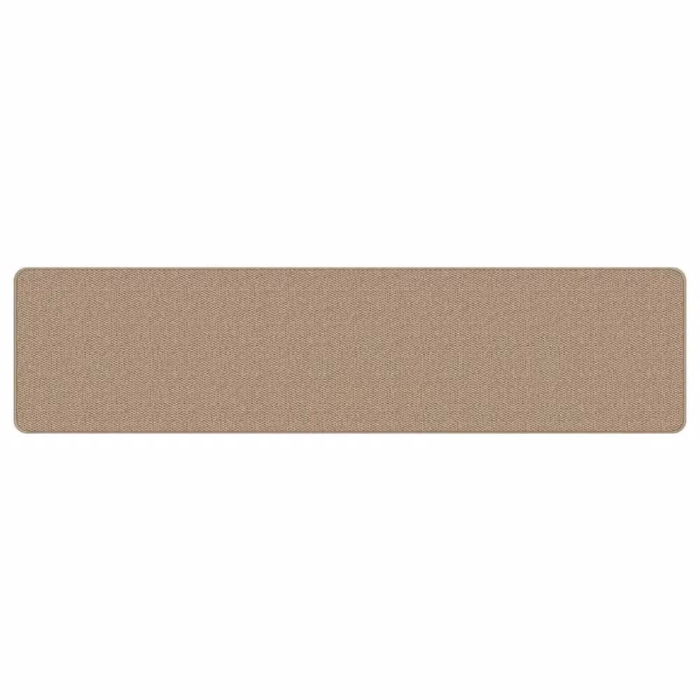 Berkfield Home Sisal Look Round Carpet Runner in Sand and Beige, W/D: 100 x 100 cm – 2