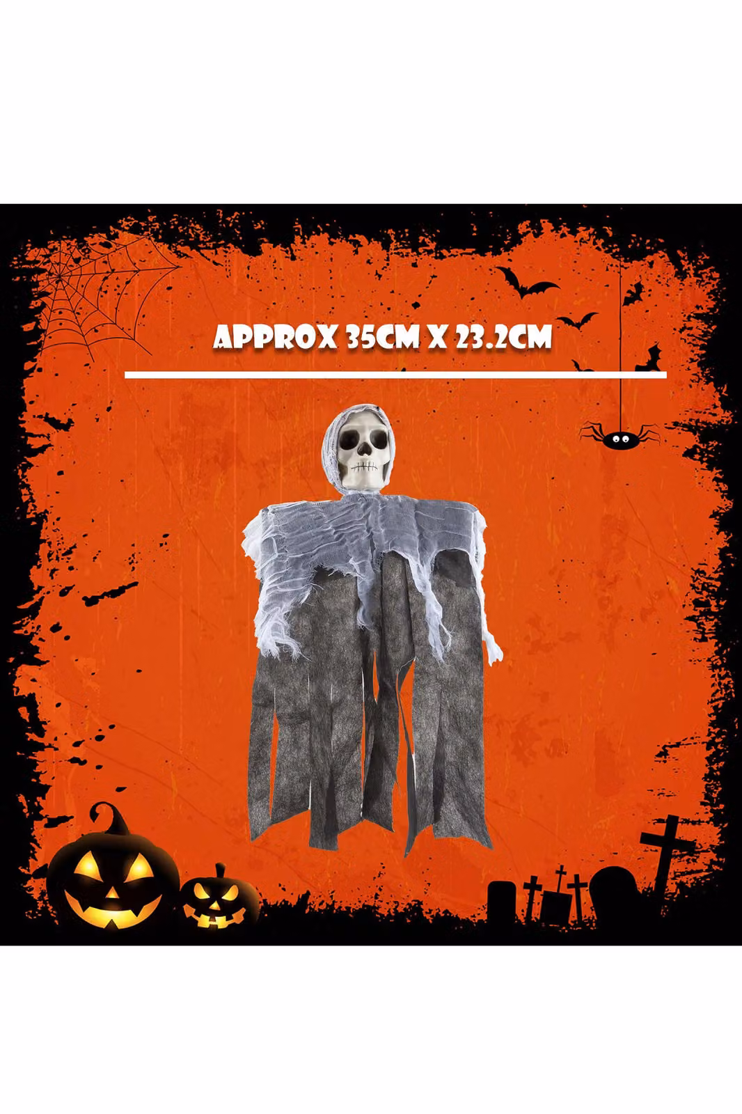 VFM e-Store Black Hanging Ghost Halloween Decoration – 2
