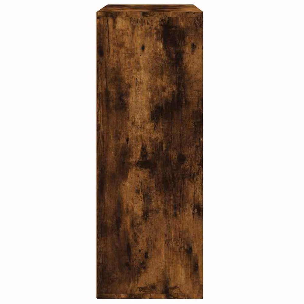 Berkfield Home Set of 2 Smoked Oak Sideboards in Brown, W/D/H: 60 x 31 x 84 cm – 4