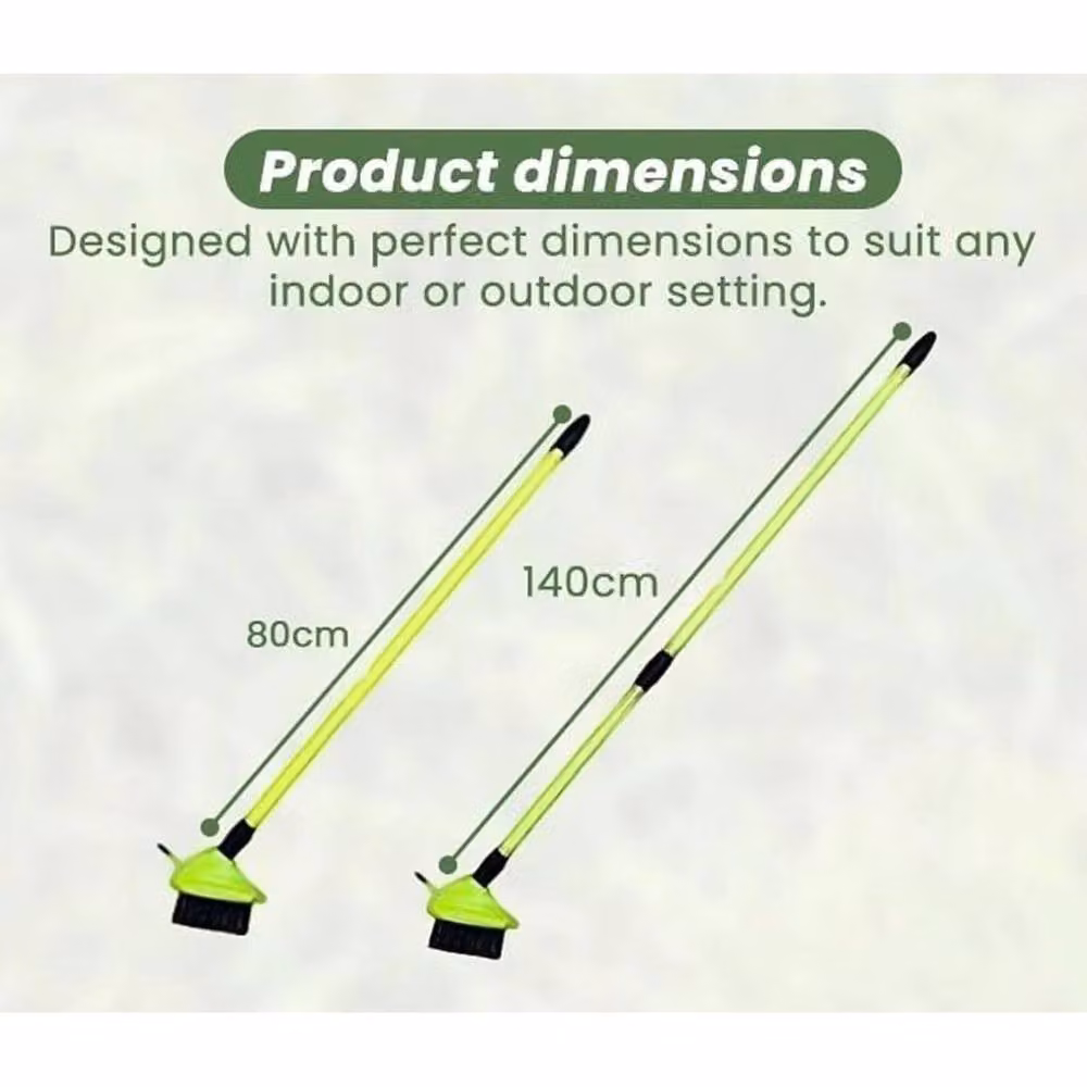 SPETLEK 3 in 1 Green Garden and Patio Weed Brush with Steel and Plastic Construction – 2