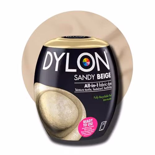 Dylon Fabric Dye Pods for Clothes and Soft Furnishings, 350g, Beige – 7