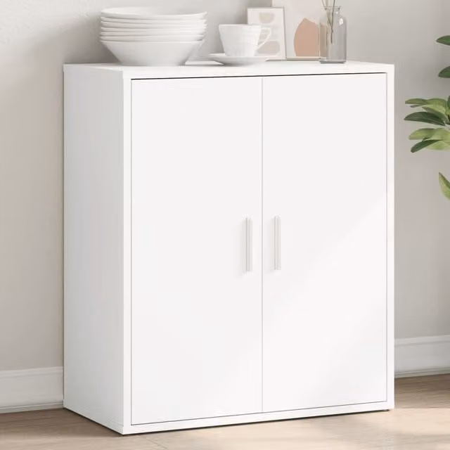 Berkfield Home Modern White Matt MDF Sideboard W/D/H: 60 x 31 x 70 cm