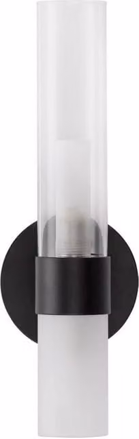 Nova Luce Century Dimmable LED Wall Lamp in Black with Transparent Glass and G9 Base – 1