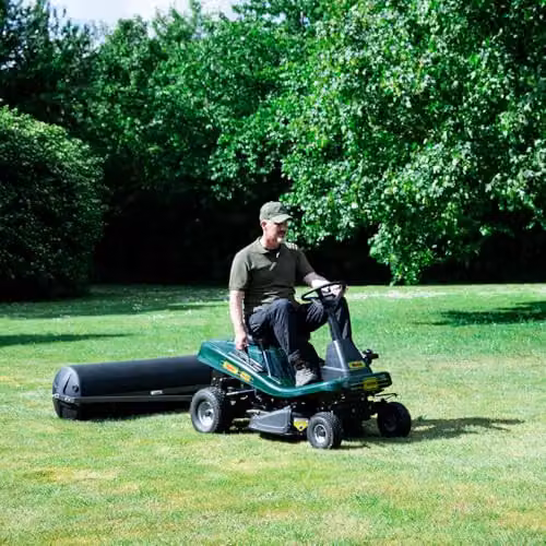 The Handy Large Poly Body Towed Garden Roller in Black with 175L Capacity – 5