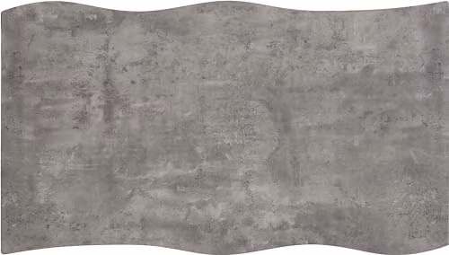 Seconique Quebec Rectangular Dining Table in Concrete Effect Grey and Black, W: 140 cm, D: 80 cm, H: 76 cm – 4