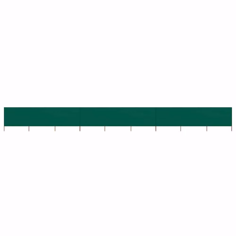Berkfield Home 9-Panel Durable Garden Wind Screen in Green, W: 1200 cm, H: 120 cm – 2