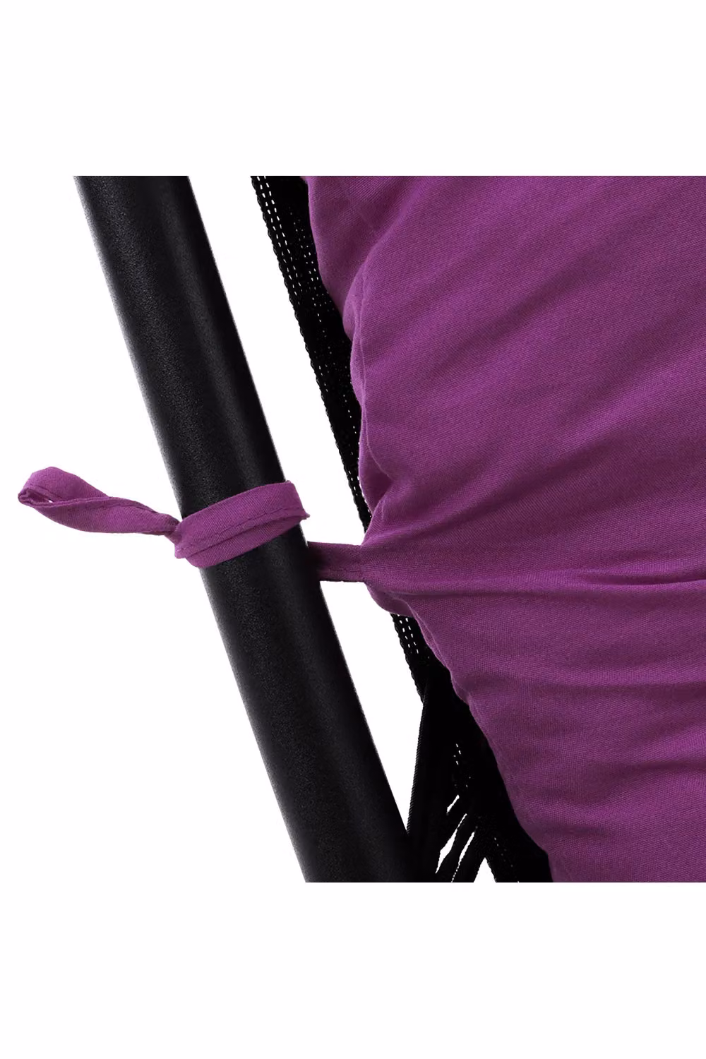 Living and Home Purple Cotton Lounge Chair Cushion, W: 125 cm, D: 48 cm – 4