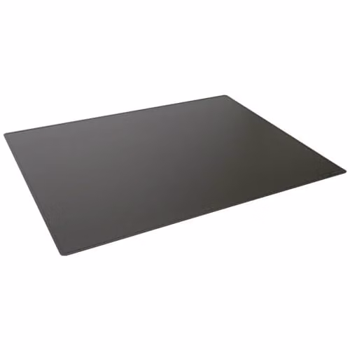 Durable Black Polypropylene Desk Pad with Non-Slip Back, W: 65 cm, D: 50 cm