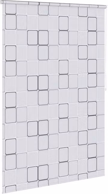 Berkfield Home Shower Roller Blind, White, W: 140 cm, H: 240 cm