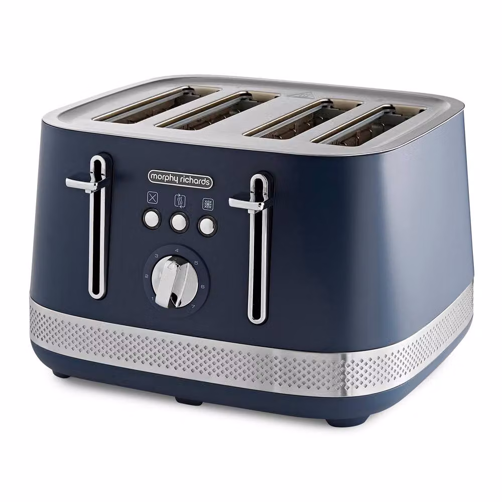 Morphy Richards Illumination 4-Slice Toaster in Blue – 2
