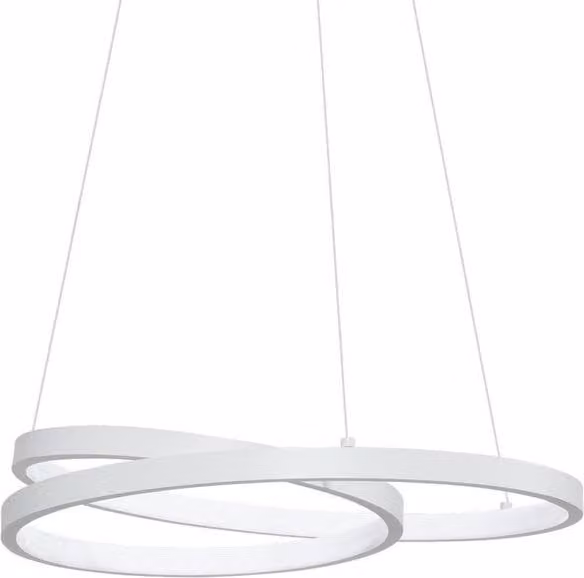 Netlighting Oz Integrated LED Pendant Ceiling Light in White, 4350lm, 3000K Warm White