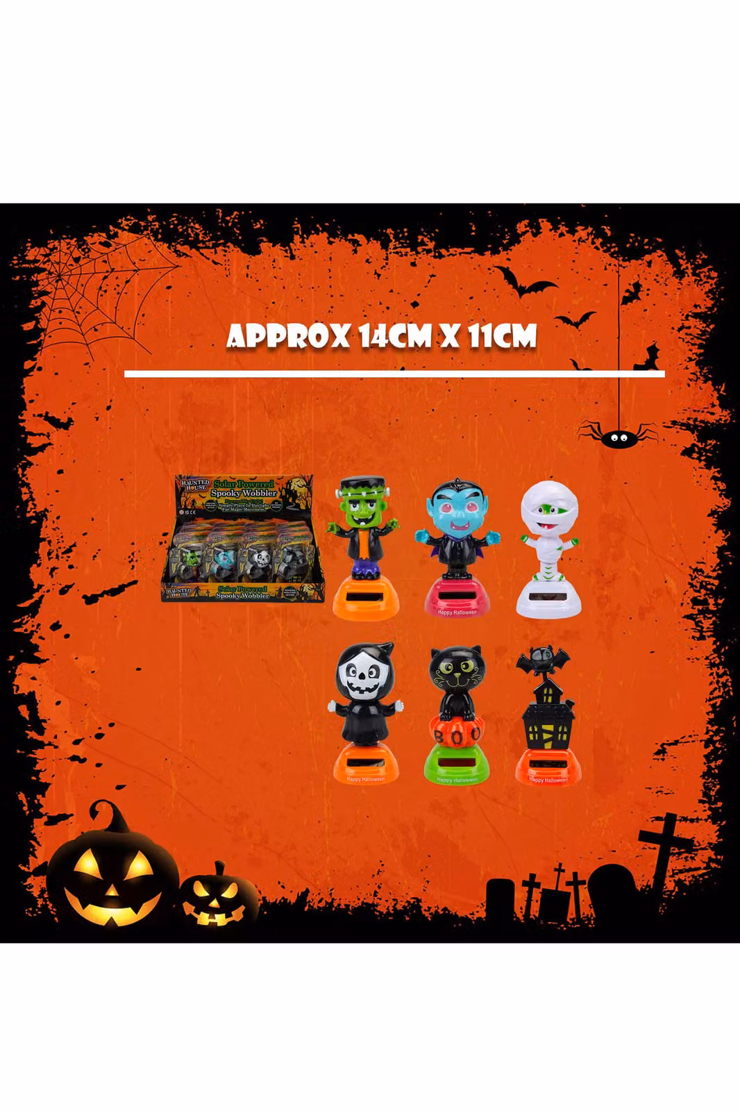 VFM e-Store Halloween Solar Wobbler Decoration Multicolour Mystery Bag – 2