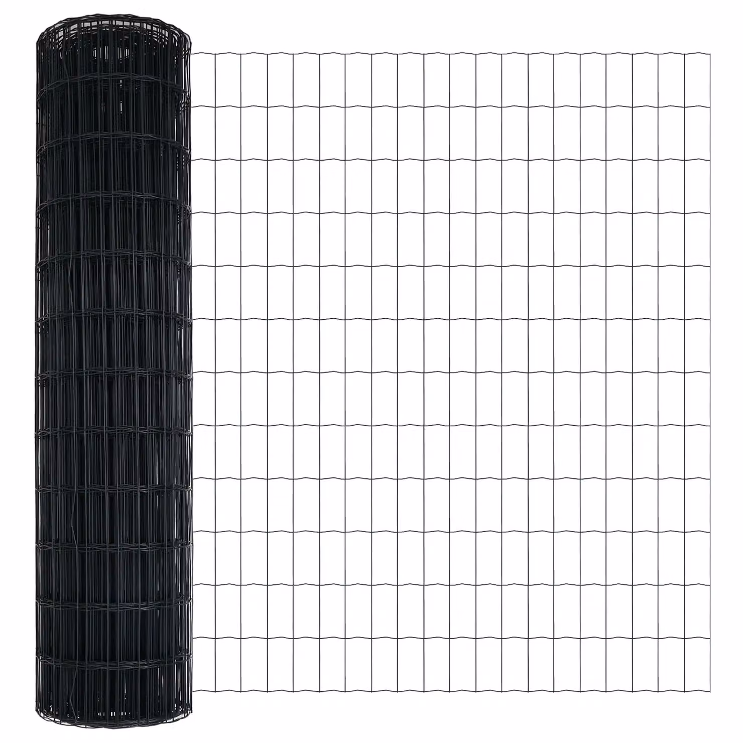 Berkfield Home Euro Fence with 7 Spike Posts, Galvanised Steel, Grey and Silver, W: 10 m, H: 1.4 m – 5