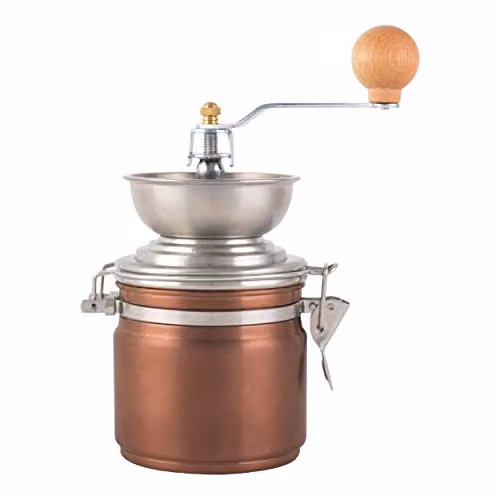 La Cafetiere Stainless Steel Coffee Grinder in Bronze Finish