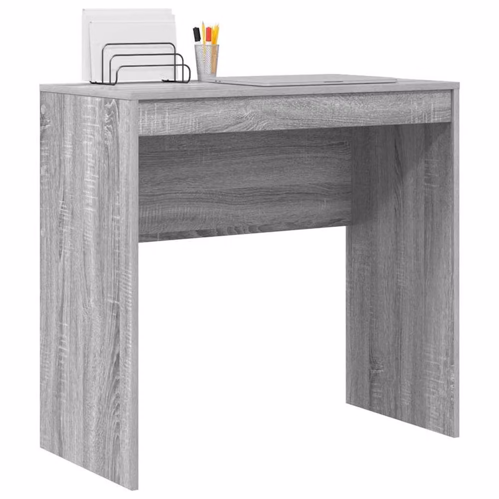 Berkfield Home Grey Sonoma Writing Desk, W/D/H: 80 x 40 x 76 cm – 3