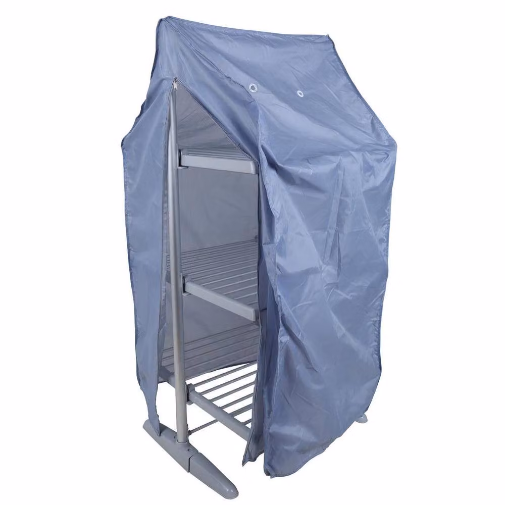 House of Home 3 Tier Heated Clothes Airer with Drying Cover and 24 Bars in Silver – 2