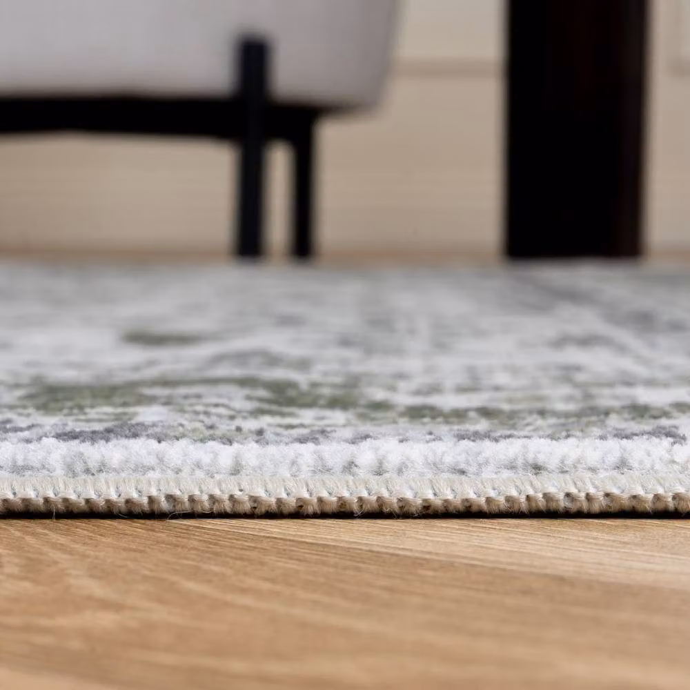 THE RUGS Montana Bordered Design Living Room Area Rug, Green, W: 80 cm, L: 150 cm – 2