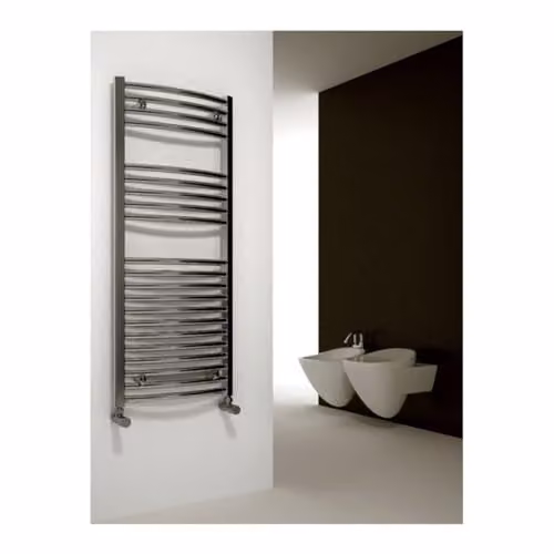 Reina Silver Steel Wall Mounted Towel Rail W/H: 800 x 80 cm – 2