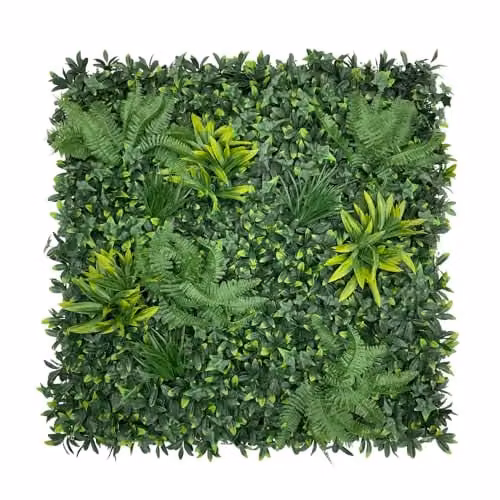 AKA Artificial Green Floral Living Wall Panels, W/H: 100 x 100 cm – 1