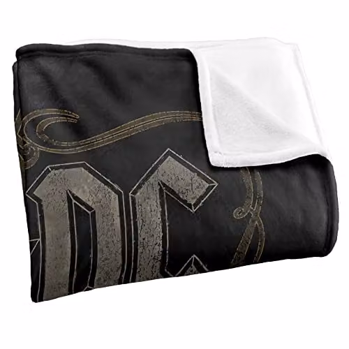 LOGOVISION White Fluffy Microfibre Fleece Throw Blanket, W/D/H: 152 x 127 x 1 cm – 2