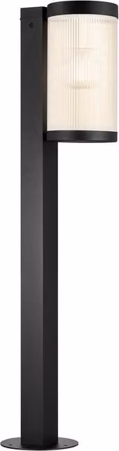 Nordlux Coupar Modern Black Metal Outdoor Post Lantern for Garden, E27, IP54