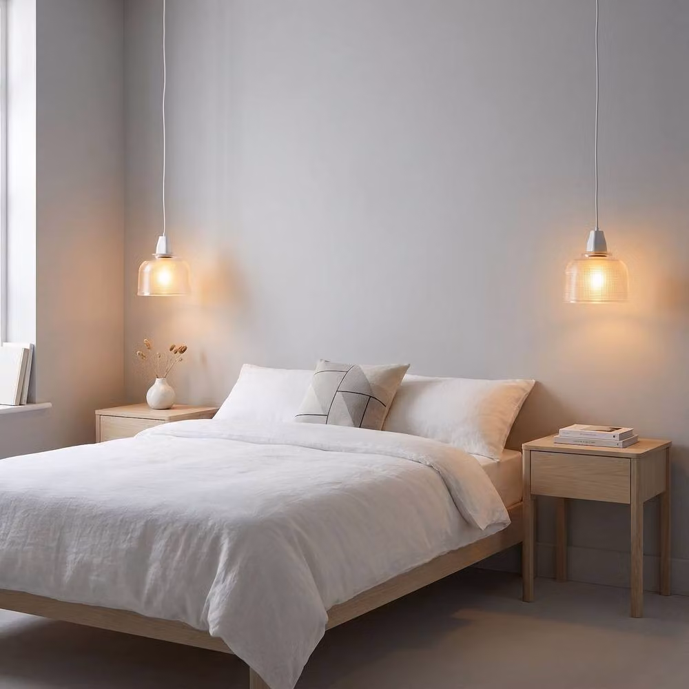 Happy Homewares Modern Transparent Glass Dome Pendant Lighting Shade W/D/H: 15 x 15 x 12 cm – 3