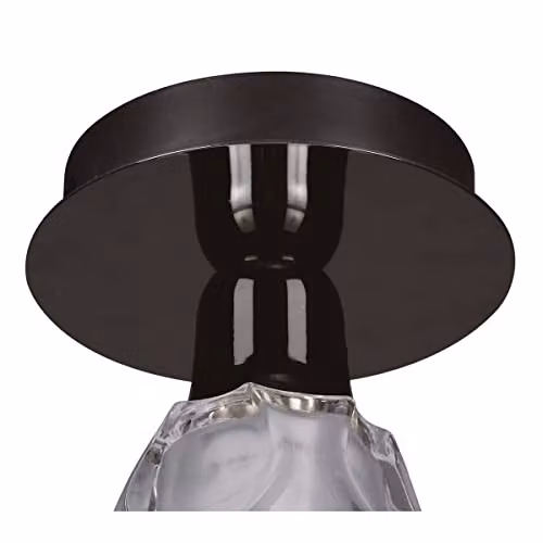 Netlighting Amel Ceiling Light in Black Chrome with GU10 Bulb Included – 3