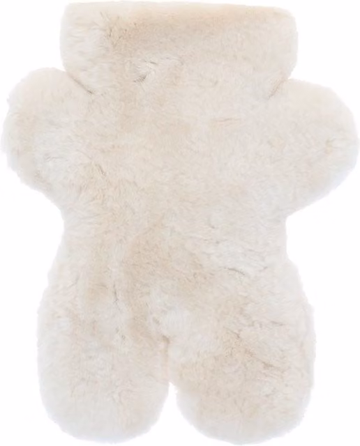 Fenland England Teddy Real Sheepskin Water Bottle in Beige