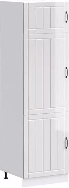 Berkfield Home Lucca High Gloss White Kitchen Base Unit in Engineered Wood