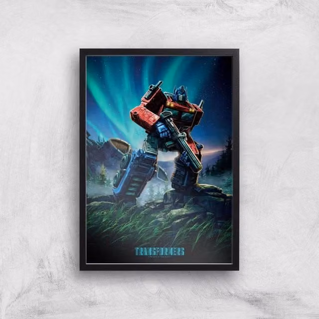 Transformers Optimus Prime Multicolour A2 Giclee Art Print Illustration