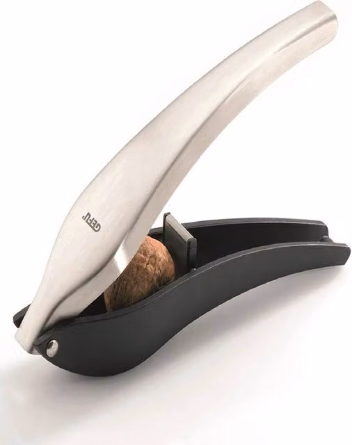 Gefu Manolo Ergonomic Nutcracker with Fine Press Mechanism in Silver – 1