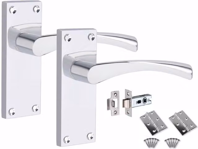 Golden Grace Chrome Internal Door Handle Set
