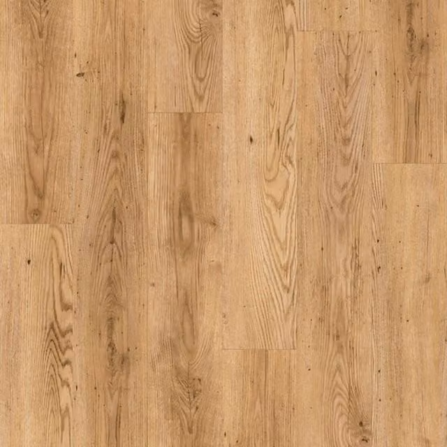 Guardian Click Wood Look Vinyl Flooring Planks in Denver Oak Brown, Pack of 8, W: 18 cm, L: 122 cm